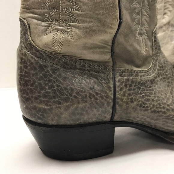 Wrangler Cowboy Western Brown Leather Oil Resistant Boots Men’s Size 10.5D USA - Picture 2 of 16